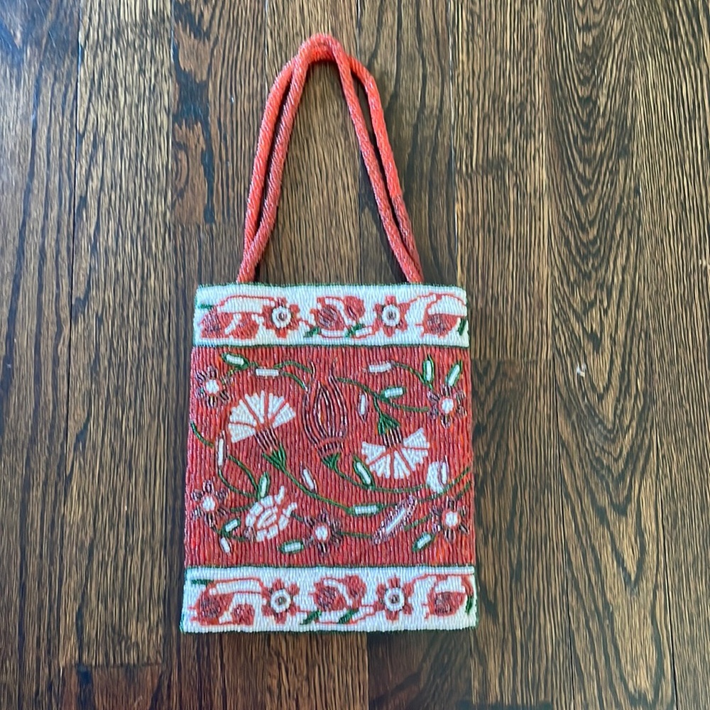 Beaded evening bag